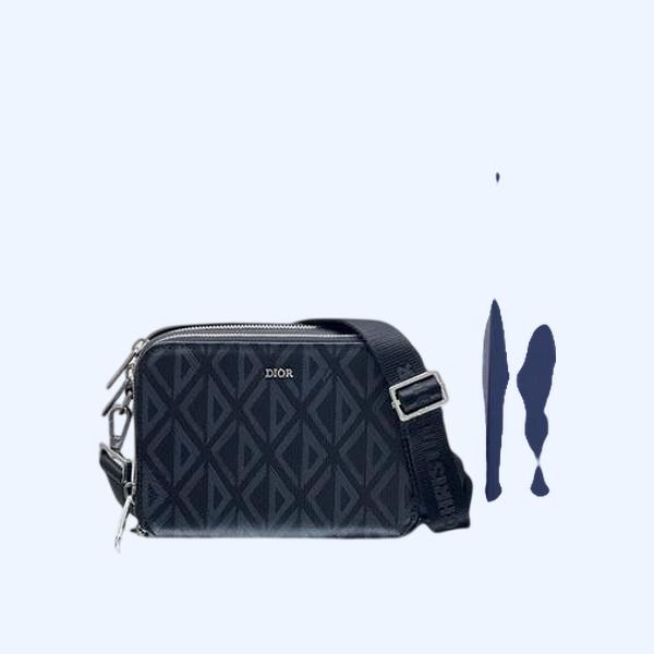 디올 CD 다이아몬드 캔버스 메신저백