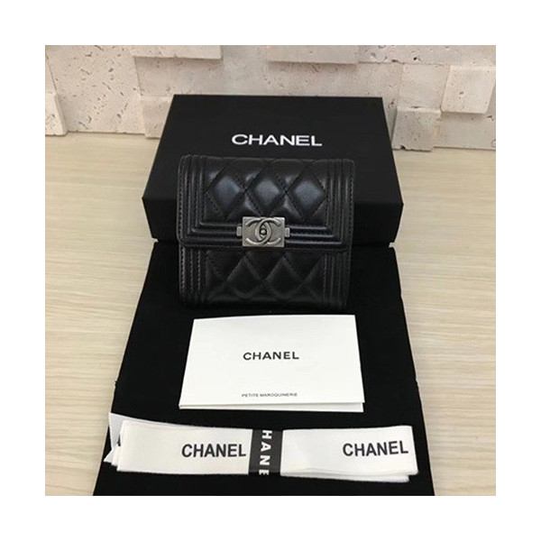 [CHANEL]샤넬 보이 반지갑