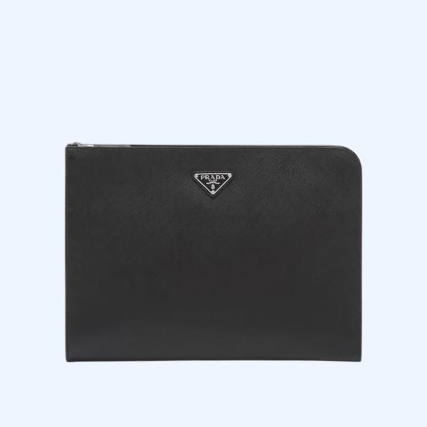 프라다 사피아노 가죽 도큐먼트 홀더 클러치 TOP팩토리