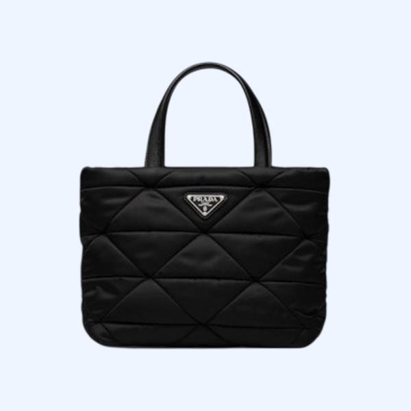 프라다 리나일론 패디드 토트백