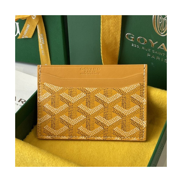 고야드 생쉴피스 카드지갑 옐로우