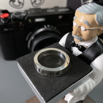 크롬하츠 클래식 FOREVER 레터링 반지