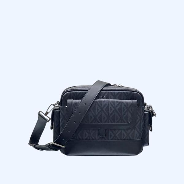 디올 다이아몬드 캔버스 메신저백