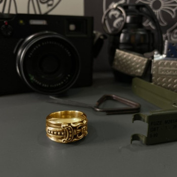 크롬하츠 클래식 대거 Large 라인 링 반지