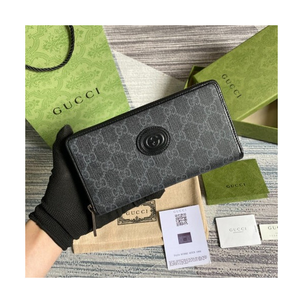 구찌 장지갑 673003 그레이