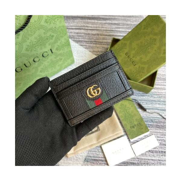 구찌 GG 오피디아 웹 카드지갑 블랙 523159