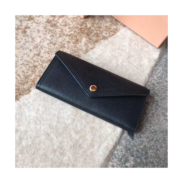 Miumiu 미우미우 마드라스 가죽 장지갑 3가지 색상