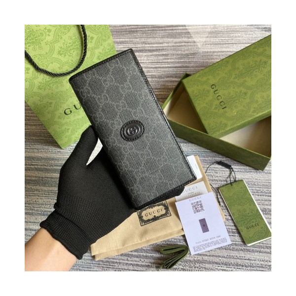 구찌 장지갑 672947 그레이