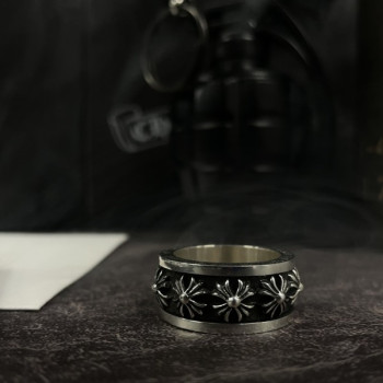 크롬하츠 크로스 X 스피너링 Large 반지