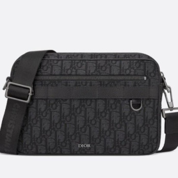 디올 사파리 미니 메신저백 블랙 오블리크 AT팩토리