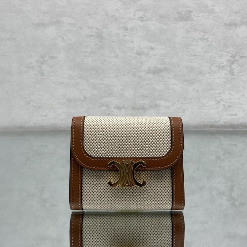 셀린느 트리옹프 트리오페 카드 지갑 캔버스 60030 -1