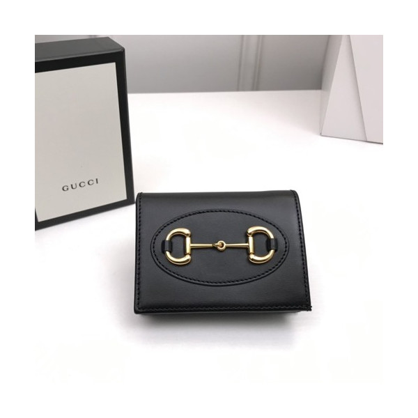 구찌 홀스빗 1955 반지갑 621887 블랙