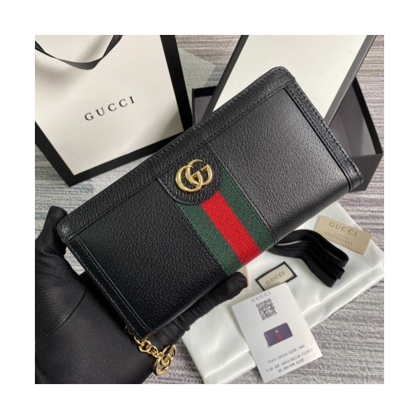 구찌 장지갑 523154 블랙