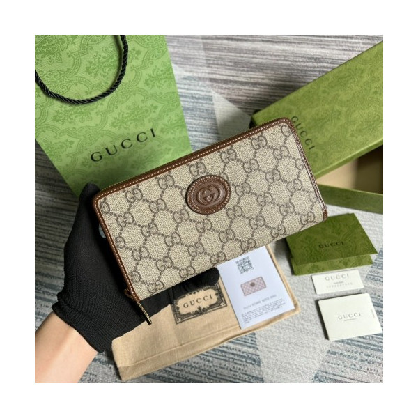 구찌 장지갑 673003 브라운