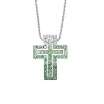 다미아니 벨에포크 목걸이 그린 그라데이션 QB팩토리