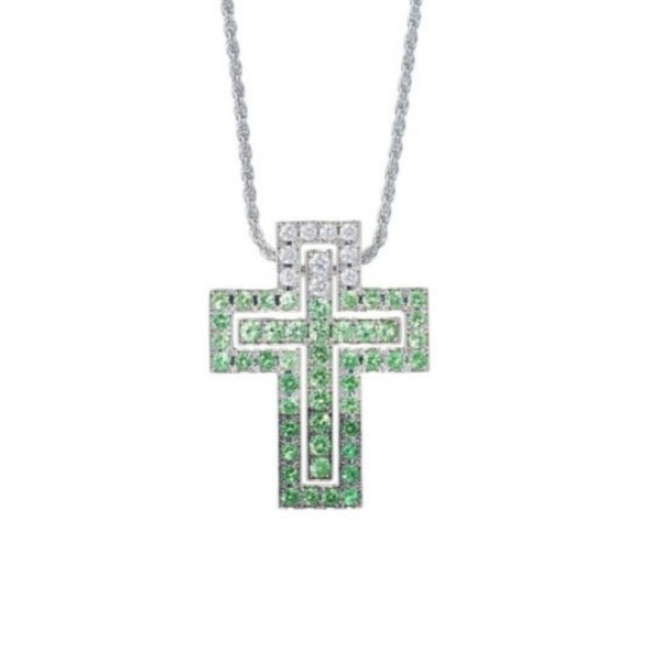 다미아니 벨에포크 목걸이 그린 그라데이션 QB팩토리