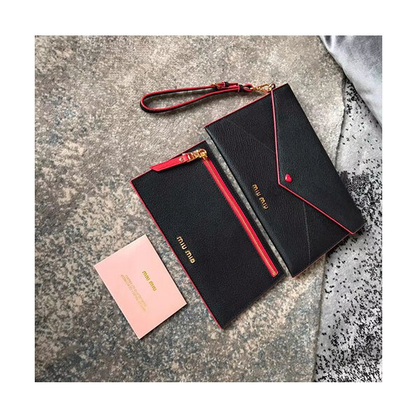 Miumiu 미우미우 마드라스 가죽지갑 3가지 컬러