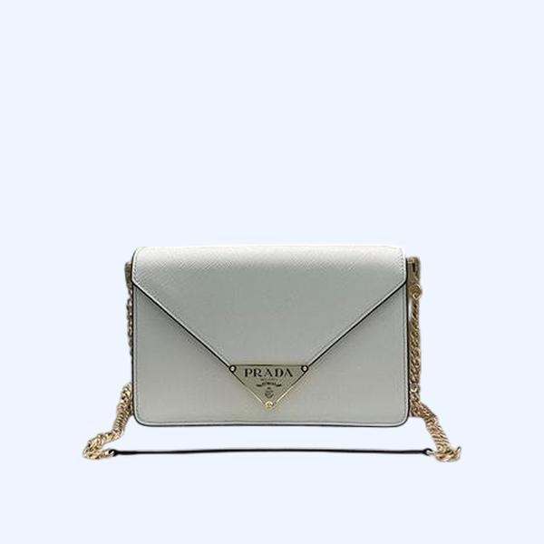 프라다 사피아노 레더 숄더백