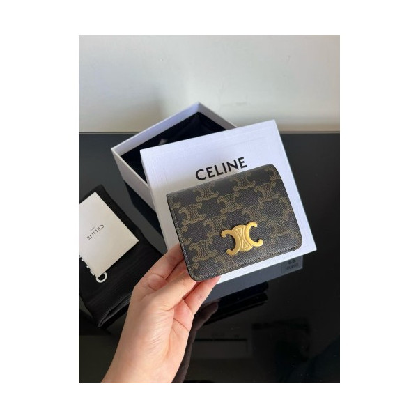 셀린느 트리옹프 컴팩트 지갑