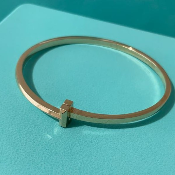 티파니 T1 와이드 힌지드 뱅글 팔찌 라지사이즈 QB팩토리