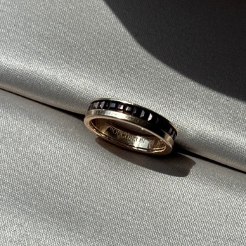 부쉐론 웨딩 밴드 링 반지 QB팩토리