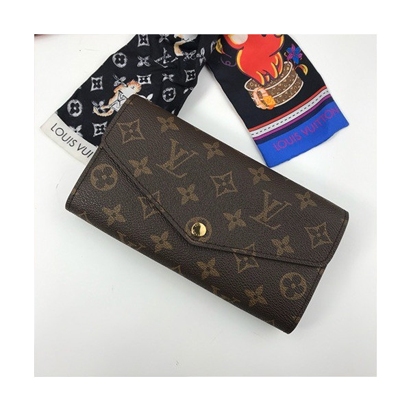 루이비통 사라 월릿 장지갑 M62234 브라운