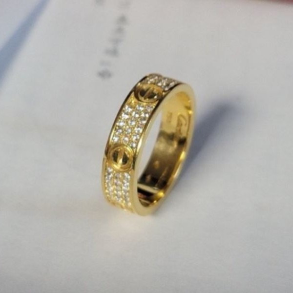 까르띠에 풀 다이아 세팅 러브 링 반지 QB팩토리