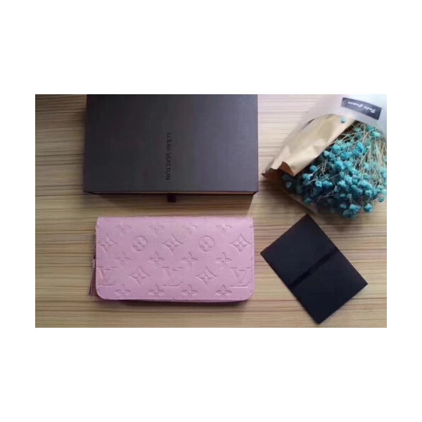 Louis Vuitton 2020 여성용 앙프레뜨 모노그램 지피롱월렛 핑크