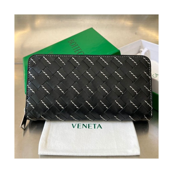 보테가베네타 지퍼 어라운드 지갑 749427