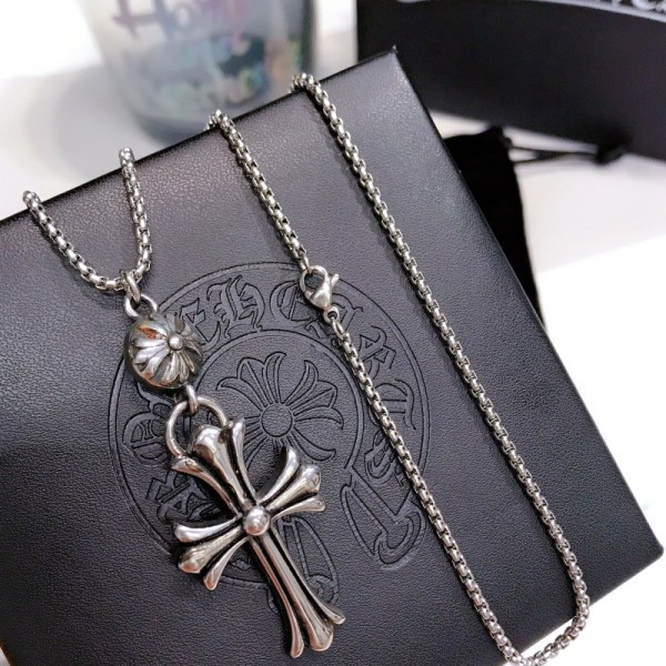 크롬하츠 스몰 크로스 팬던트 목걸이 CMD팩토리