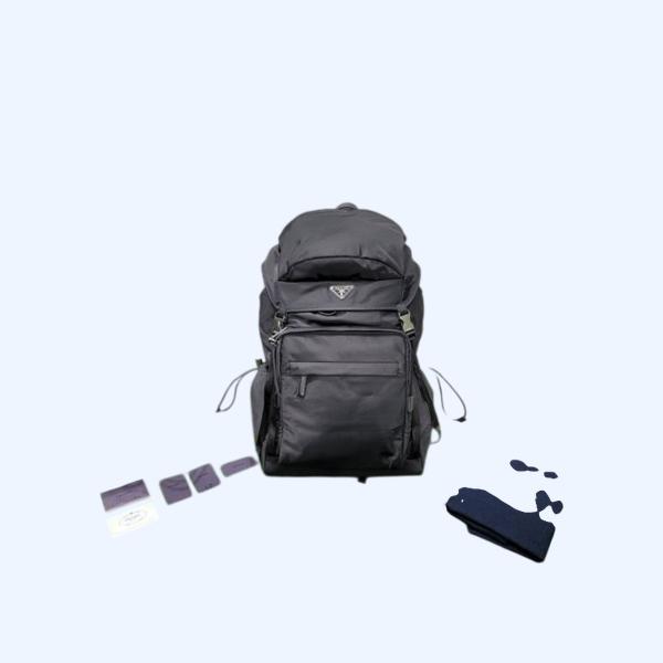 프라다 리나일론 사피아노 가죽 백팩 블랙팩토리