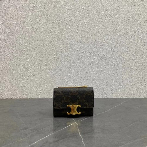 셀린느 트리옹프 동전 컴팩트 지갑