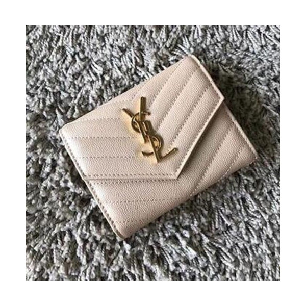 입생로랑 컴팩트 트리폴드 반지갑 403943-4