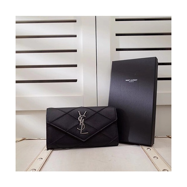 [Yves Saint Laurent]입생로랑 플랩 장지갑 455662