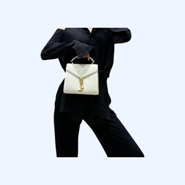 입생로랑 카산드라 탑핸들 숄더백 미니