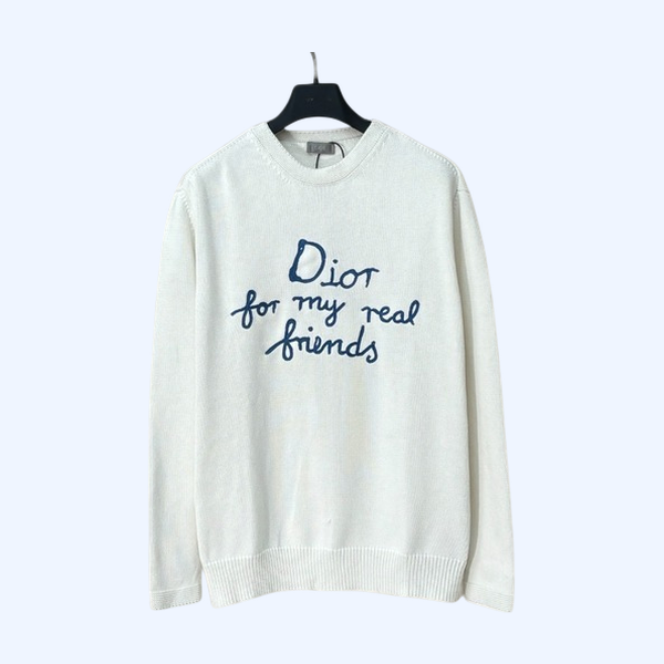 [ Dior ] 디올 자수 라운드 니트