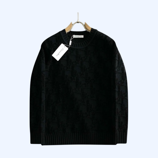 [ Dior ] 디올 자카드 라운드 니트