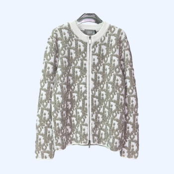 [ Dior ] 디올 로고 집업 니트 가디건