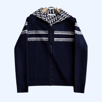 [ Dior ] 디올 후드 울 니트 가디건
