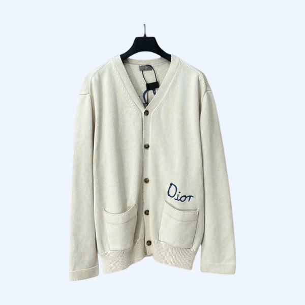 [ Dior ] 디올 자수 니트 가디건