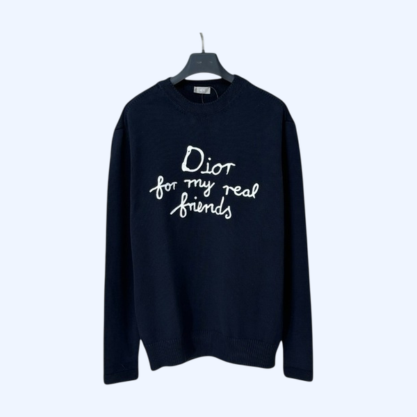 [ Dior ] 디올 자수 라운드 니트