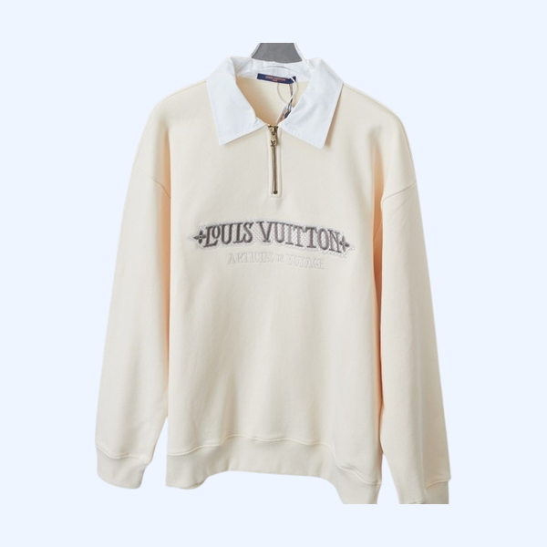 [ LV ] 카라 자수 맨투맨