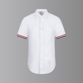 [ Thom Browne ] 톰브라운 카라 반팔 셔츠