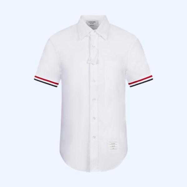 [ Thom Browne ] 톰브라운 카라 반팔 셔츠