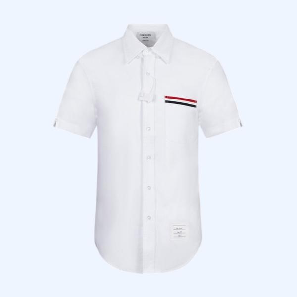 [ Thom Browne ] 톰브라운 카라 반팔 셔츠