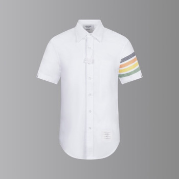 [ Thom Browne ] 톰브라운 카라 반팔 셔츠