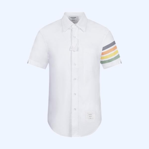 [ Thom Browne ] 톰브라운 카라 반팔 셔츠
