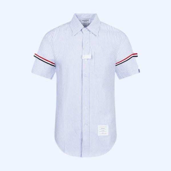 [ Thom Browne ] 톰브라운 카라 반팔 셔츠