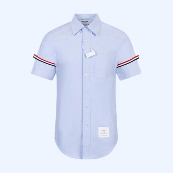 [ Thom Browne ] 톰브라운 카라 반팔 셔츠