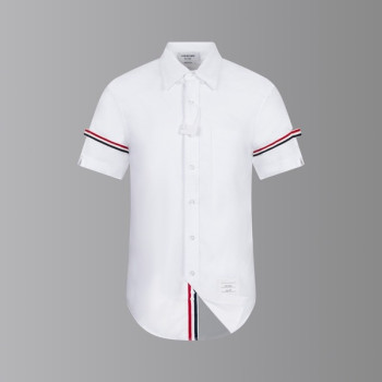 [ Thom Browne ] 톰브라운 카라 반팔 셔츠